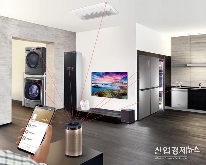 LG전자가 별내신도시에 스마트폰으로 가전기구를 제어하는 솔루션을 공급한다. 사진-LG전자 제공