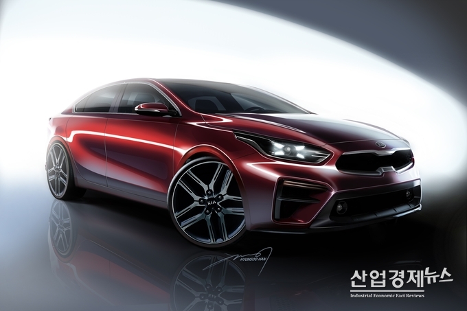 올 뉴 K3의 렌더링 이미지 = 기아차 제공