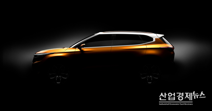 인도 현지용 콘셉트카 SP 티저 이미지(측면) = 기아차