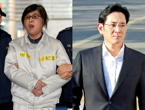 최순실에게 20년 형이 선고됐지만 삼성 승계작업 관련 부분은 무죄로 판시돼 논란이 일고 있다.