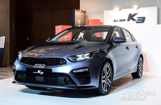 27일부터 시판에 들어간 올뉴K3 사진 = 기아차
