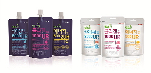 헬스원 곤약젤리 연출 컷...롯데제과 제공