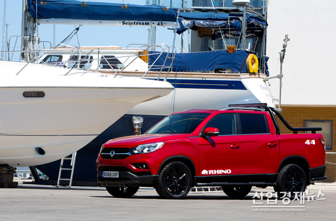 영국에서 판매 예정인 무쏘 리노. 사진 = 쌍용차