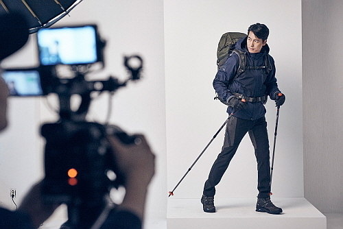 정우성과 함께한 2018년도 FW 화보촬영 현장...레드페이스 제공