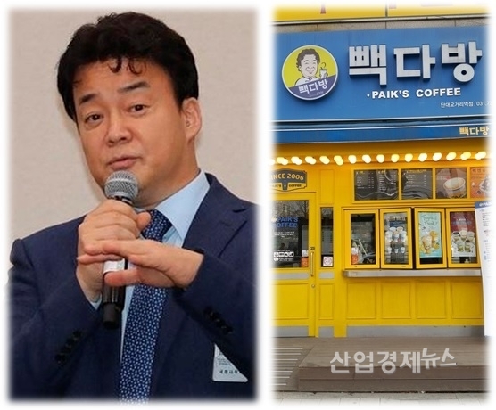 국회 국정감사장에 출석한 백 대표는 "한쪽이 양보하기보다 같이 살아야 한다"며 상생을 강조했다. 그가 운영하는 빽다방은 최저임금이 인상되자 원부자재비를 2~24% 인하한 바 있다.
