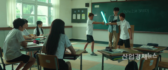 삼성전자가 제작한 영화 '별리섬'의 한 장면