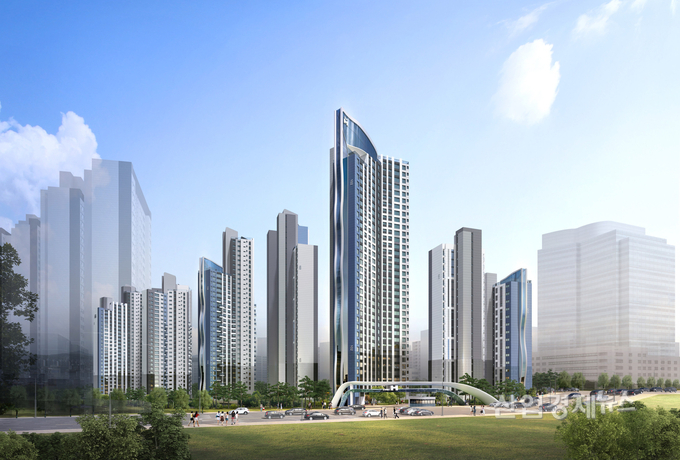 디에이치 라클라스 외관 투시도