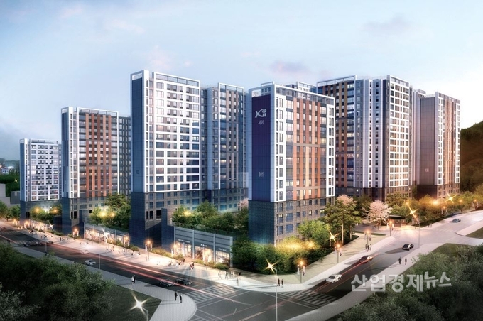 GS건설이 21일 오픈하는 '위례포레자이' 투시도