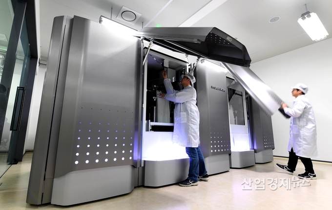 충주 수소연료전지공장 안에 설치된 비상발전시스템. 사진 = 현대모비스