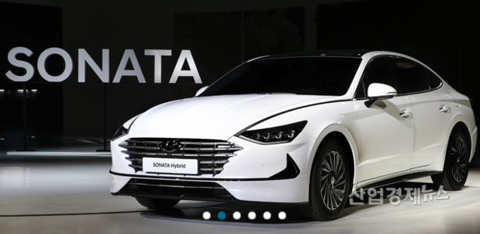 소나타 하이브리드 모델. 사진 = 현대차 홈페이지