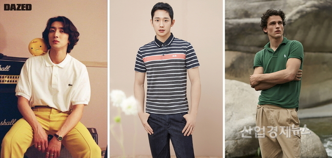 (왼쪽부터)라코스테, K2, 랄프로렌. 사진 = 유니클로