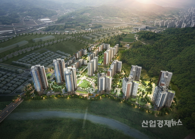 지난해 주택공급 1,2위 GS건설과 대림산업이 세종시에 대규모 단지를 공급한다. 이미지는 '세종자이e편한세상' 조감도. GS건설 제공