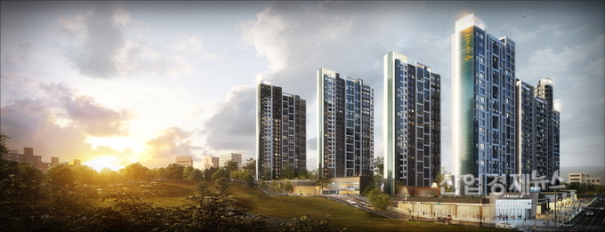 고척4구역 재개발 아파트 투시도. 이미지=대우건설