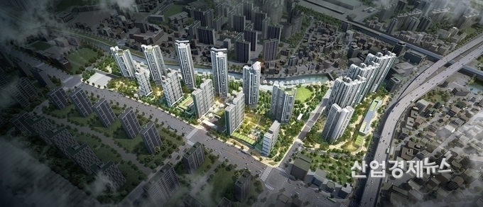 장위6구역 재개발사업 조감도. 이미지=대우건설 제공