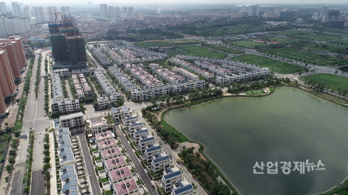 대우건설이 추진하고 있는 베트남 하노이 '스타레이크시티' 부지 전경. 사진=대우건설