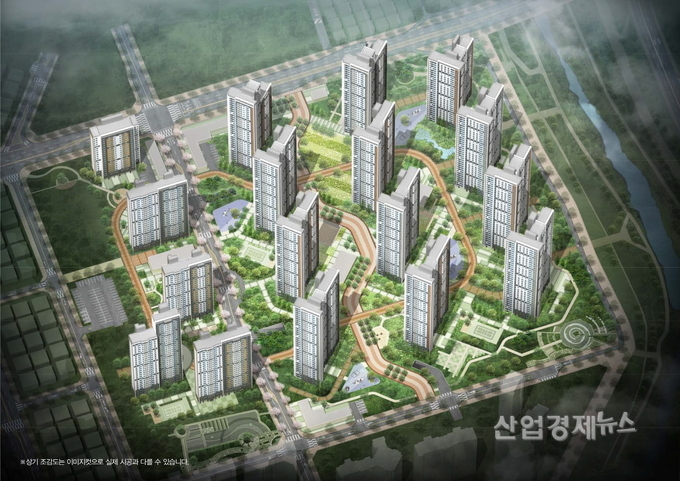 의정부역 센트럴자이&위브캐슬 조감도. 사진=GS건설