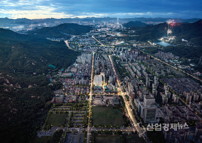 힐스테이트 과천 중앙 지역조감도. 이미지=현대건설