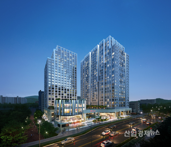 힐스테이트 과천 중앙 투시도. 이미지=현대건설