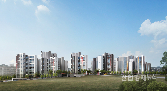 '힐스테이트 어울림 효자' 투시도. 이미지=현대건설