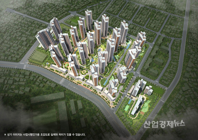 GS건설이 10월 분양하는 '무등산자이&어울림' 조감도. 1644가구를 일반분양한다. 이미지=GS건설