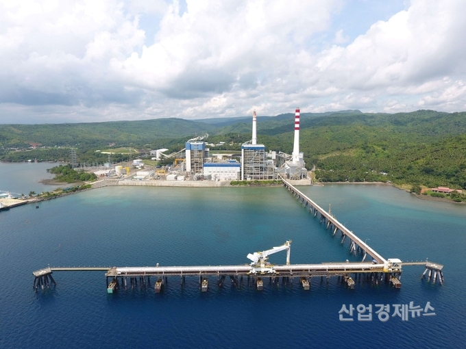 대림산업이 준공한 필리핀 최초의 초임계압 방식의 산 부에나벤튜라 초임계압 석탄화력발전소 전경. 사진=대림산업