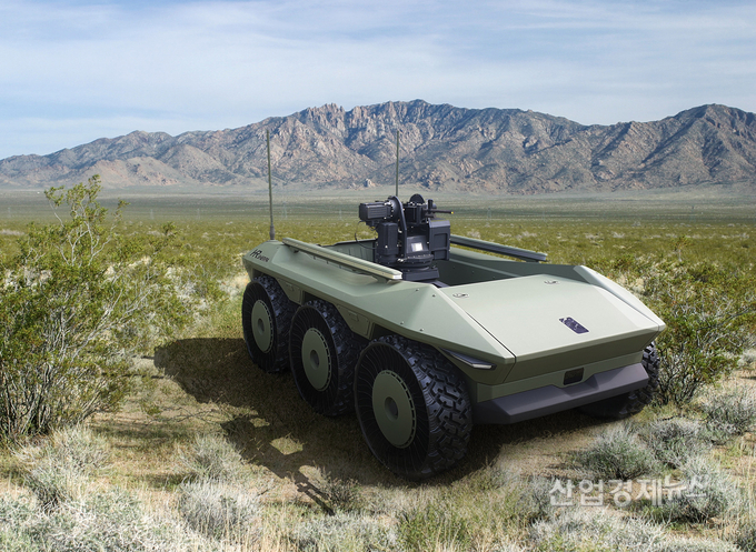 현대로템 다목적 무인차량 HR-셰르파. 이미지=KT