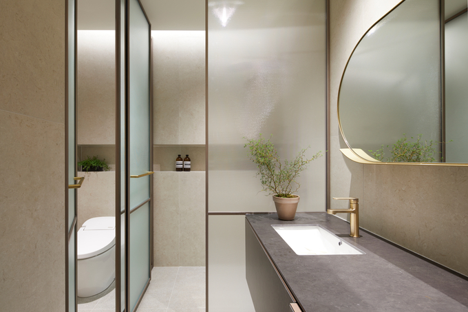 아크로 대표 세대 타입(전용면적 120㎡) 호텔식 욕실