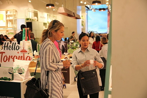 지난 8월 문을 연 캐나다 토론토점 내부 모습,,,사진=이니스프리 제공