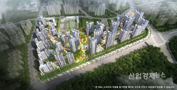 GS건설이 이달말 분양 예정인 '개포프레지던스자이' 조감도. 이미지=GS건설