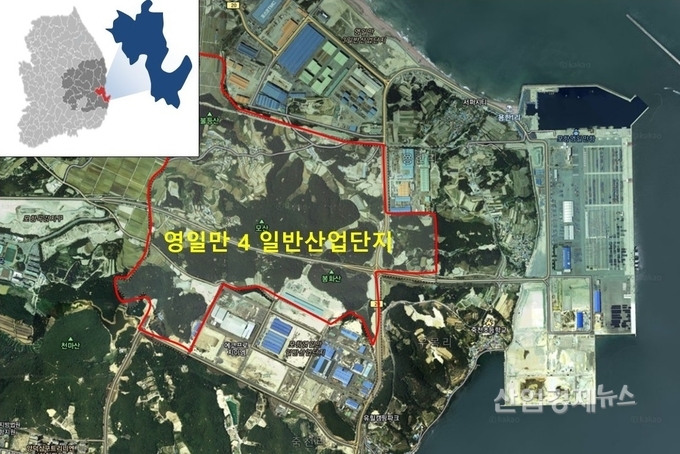 포항 영일만4 일반산업단지 위치