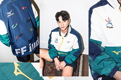 정승원 선수 모델 컷...<사진=한국미즈노 제공>