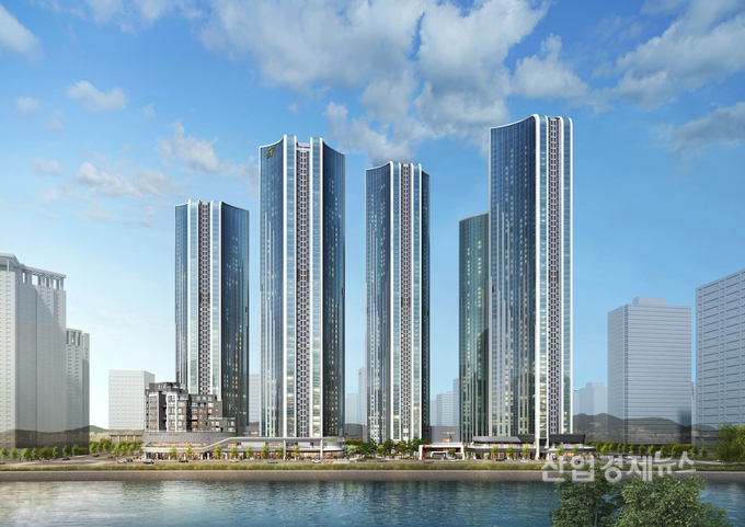 힐스테이트 송도 더스카이 투시도. 이미지=현대건설