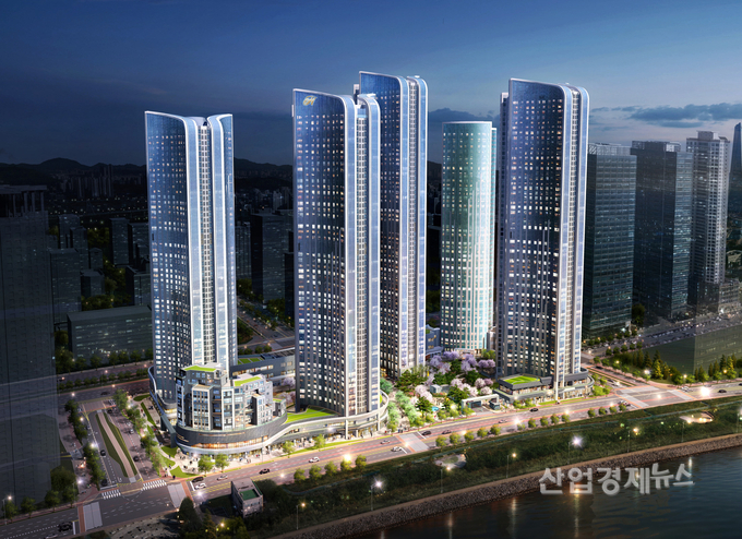 힐스테이트 송도 더스카이 투시도. 이미지=현대건설