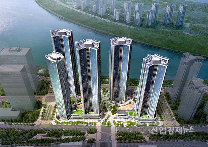 '힐스테이트 송도 더스카이' 조감도. 이미지=현대건설