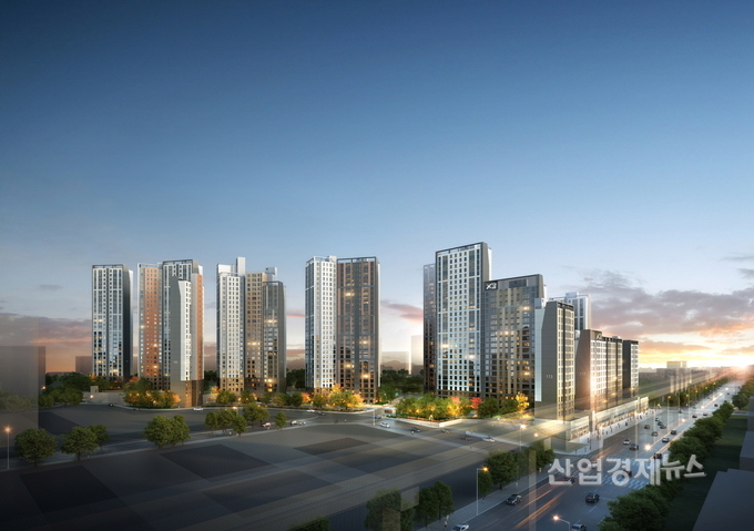 GS건설이 2월 분야예정인 '청라힐스자이' 투시도. GS건설은 주택호조세에 힘입어 2년 연속 대규모 영업이익을 실현했다. 이미지=GS건설