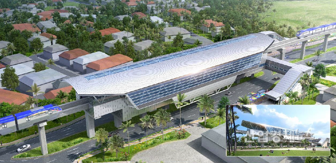 현대건설이 수주한 파나마 메트로 조감도, 현대건설은 올해들어서 3조8000억원의 수주 성과를 올렸다. 이미지=현대건설