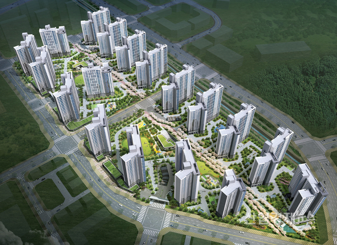 대우건설이 건설중인 '오룡에듀포레 푸르지오' 단지내 국공립어린이집 설치 협약이 체결됐다. 이미지=대우건설