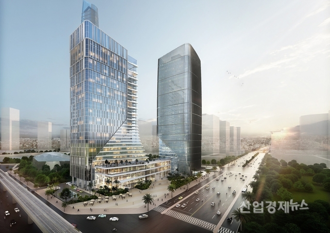 대우건설이 추진중인 베트남 스타레이크시티 복합빌딩 조감도. 이미지=대우건설