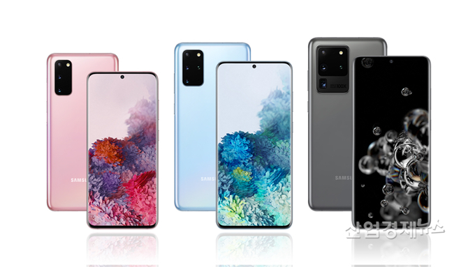 갤럭시 S20 5G, 갤럭시 S20+ 5G, 갤럭시 S20 울트라 5G. 사진=삼성전자