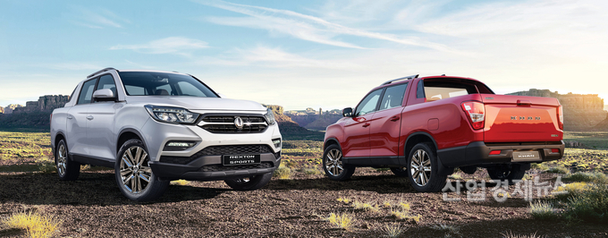 쌍용자동차가 렉스턴 스포츠 2년 연속 내수 4만대 판매를 돌파했다. 사진=쌍용자동차