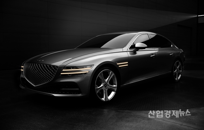 제네시스 ‘The All-new G80’이 5일 이미지를 공개했다. 사진=현대자동차