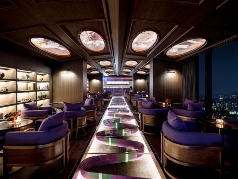 더리본 레스토랑 내부...호텔 서울드래곤시티 제공