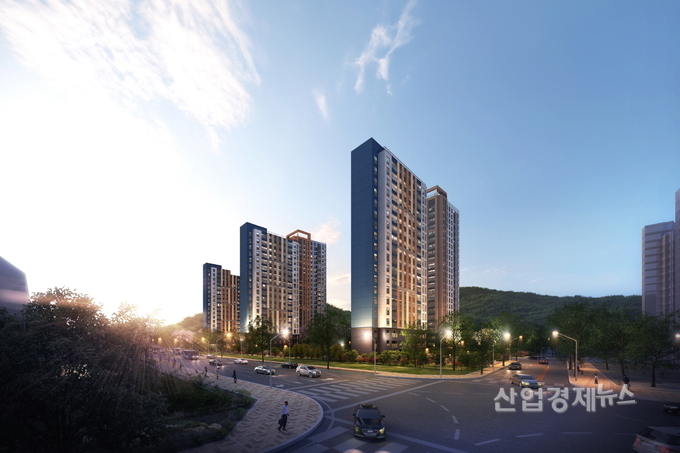 DMC리버포레자이 투시도. 이미지=GS건설