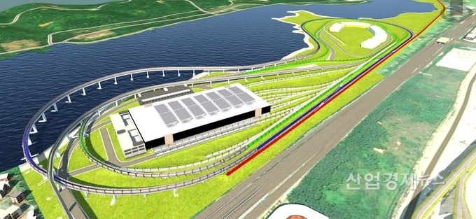 GS건설이 싱가포르에서 수주한 철도시험선로 조감도. 이미지=GS건설