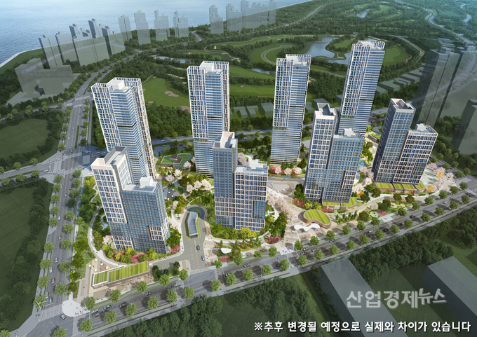 현대건설이 6월 분양 예정인 '힐스테이트 레이크 송도 3차' 조감도. 이미지=현대건설