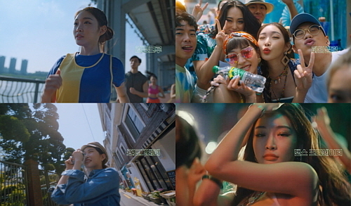 청하의 스프라이트 tvcf 모음 컷...코카콜라사 제공