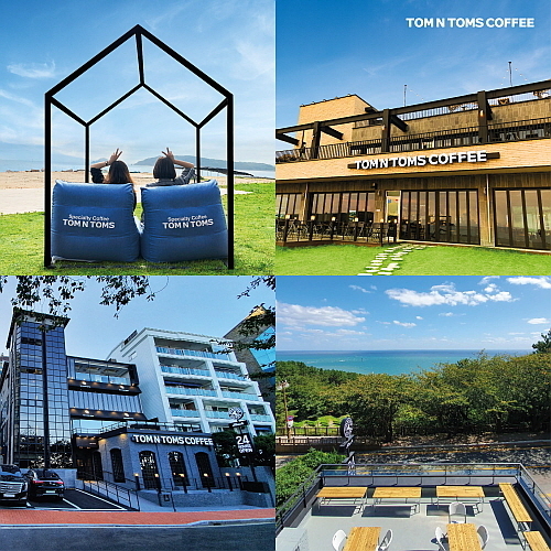 멋진 뷰를 뽐내는 탐앤탐스 매장 연출 컷...탐앤탐스 제공