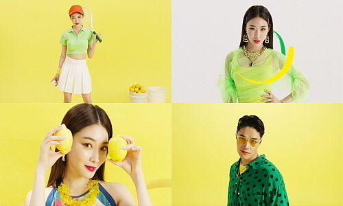 청하 MV 모음 컷...스프라이트 제공