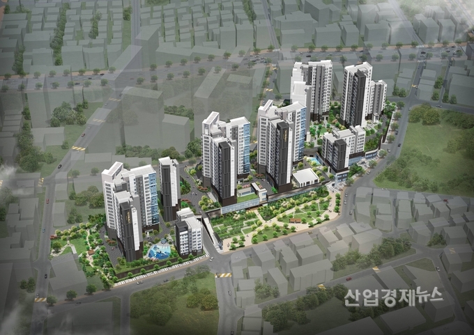 대우건설이 6월 분양예정인 '대치 푸르지오 써밋' 조감도. 이미지=대우건설