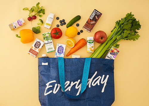 친환경 장바구니 연출 컷...매일유업 제공